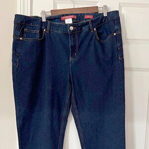 Marina Rinaldi Sport-Plus Size Women's Navy Jeans NWT
